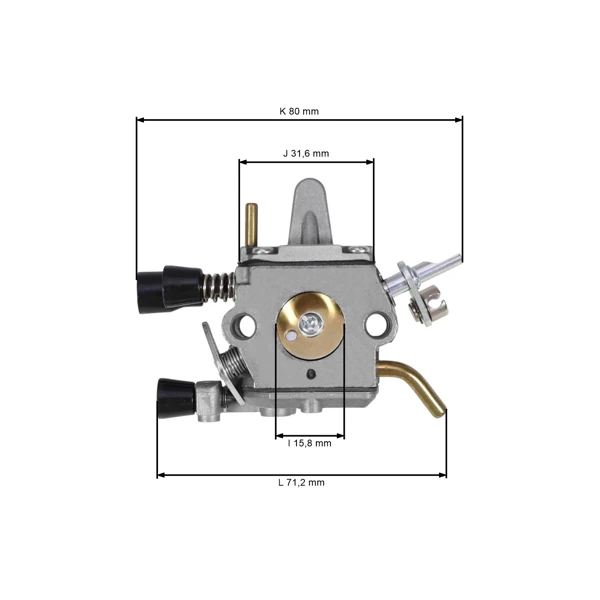 Aktionsset Vergaser für Freischneider und Erdbohrer Stihl FS120 BT120 BT121 FS200 FS250 FS300 FS350 (OEM 41341200652 41341410300 41303506200 41341290900 41281290900 41283580800)