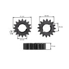 Anlasser Reparatursatz für Briggs & Stratton Craftsman Toro Motoren (OEM 497606 696541)