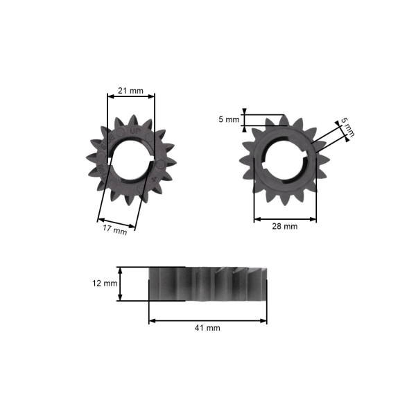 Anlasserritzel für Briggs & Stratton Craftsman Motoren Toro AL-KO Alko John Deere Sabo Wolf Leistung 8,0 PS - 25,0 PS (OEM 691280 693059 695708)