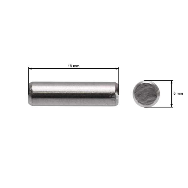 Antriebskettenradkeil für chinesische Kettensägen und Hobbymarkt-Rasenmäher 5 mm x 17 mm