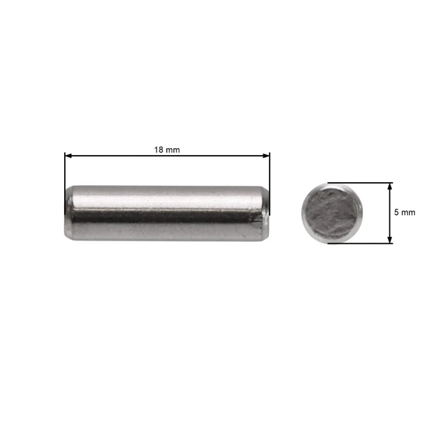 Antriebskettenradkeil für chinesische Kettensägen und Hobbymarkt-Rasenmäher 5 mm x 17 mm