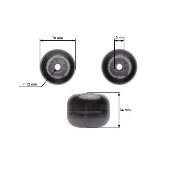 Aufliegerrad für Castel Garden Stiga Brill Stiga Alpina (OEM 82700000/0 1136-0526-01)