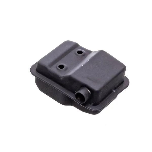 Auspuff für chinesische Motorsensen und Motorsensen aus dem Hobbymark mit einem Hubraum von 32 ccm