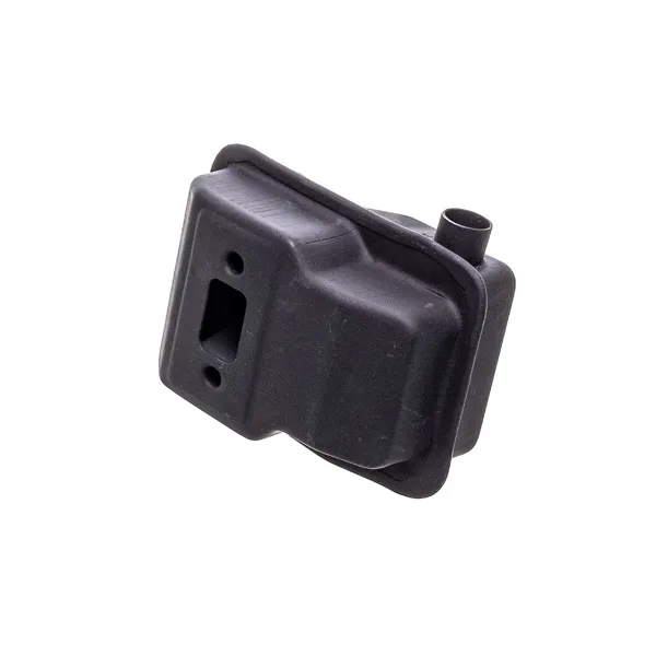 Auspuff für chinesische Motorsensen und Motorsensen aus dem Hobbymark mit einem Hubraum von 32 ccm