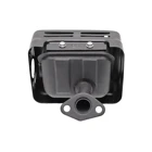 Auspuff Modell 2 für Honda GX110 Motoren GX120 GX140 GX160 Zongshen 168FB (OEM 18300-ZE1-900 18310ZF1000 18310-ZE1-000 18310-ZE1-010 18310-ZF1-000)