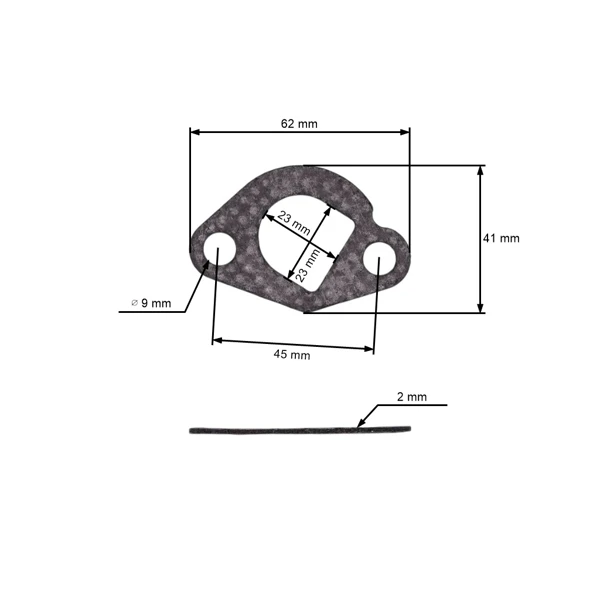 Auspuff Modell 2 für Honda GX110 Motoren GX120 GX140 GX160 Zongshen 168FB (OEM 18300-ZE1-900 18310ZF1000 18310-ZE1-000 18310-ZE1-010 18310-ZF1-000)