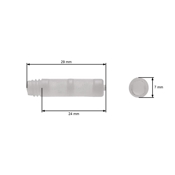 Benzinhahn mit Filtergewinde M10 x 1,25