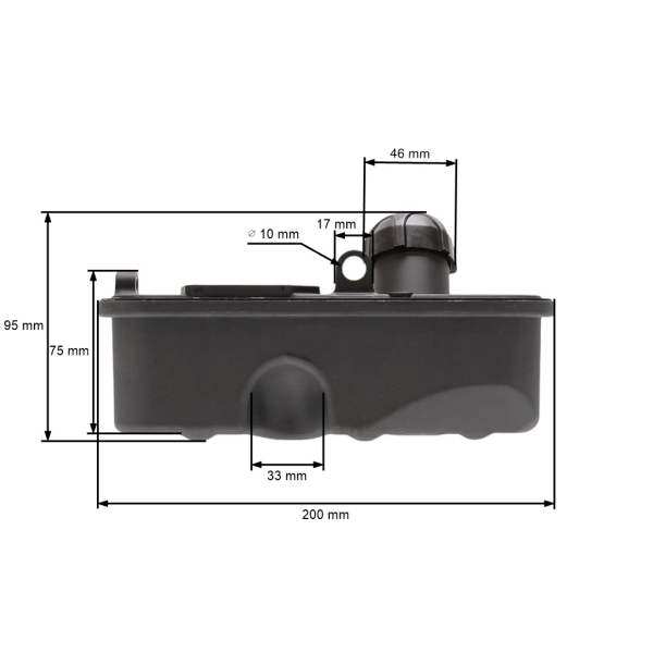Benzintank für Briggs & Stratton Motoren (OEM 494406)