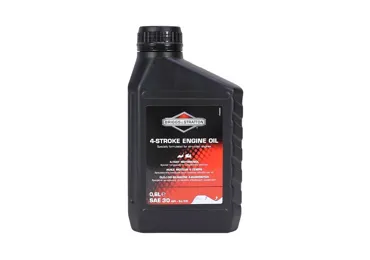 Briggs & Stratton 4-Takt-Motoröl 0,6 L SAE 30 für Rasenmäher Traktoren und andere Gartengeräte (OEM 100005E)