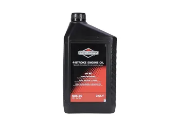 Briggs & Stratton 4-Takt-Motoröl 2,0 L SAE 30 für Rasenmäher Traktoren und andere Gartengeräte (OEM 100008E)