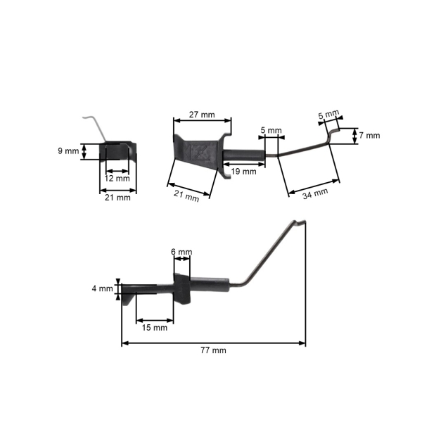 Choke Hebel für Kettensägen OLEO-MAC Oleo-mac 156 162 165 956 962 (OEM 50010065)