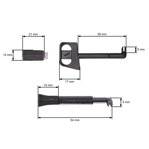 Choke Link für Husqvarna Kettensägen 36 41 136 137 141 142 (OEM 530029831)