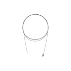 Edelstahl-Universalkabel Größe 2500 mm Typ O