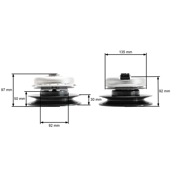 Elektromagnetische Kupplung für Castelgarden Gartentraktoren Stiga Estate 2084H 3084H Alpina BT84 (OEM 118399069/0 5217-63)
