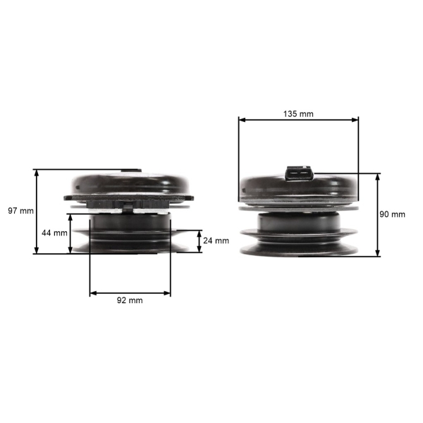 Elektromagnetische Kupplung für Gartentraktoren AlkoT13 T15 T17 Castelgarden TC92 TC102 (OEM 464115 514876 118399061/0)