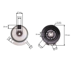Elektromagnetische Kupplung für Gartentraktoren Husqvarna Jonsered Poulan Ariens Axxom Elektrolux John Deere MTD Viking (OEM 00617400)
