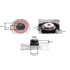 Elektromagnetische Kupplung für Gartentraktoren Husqvarna Jonsered Poulan Ariens Axxom Elektrolux John Deere MTD Viking (OEM 532160889 892595)