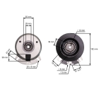 Elektromagnetische Kupplung für Gartentraktoren Husqvarna Jonsered Poulan Ariens Axxom Elektrolux John Deere MTD Viking (OEM 7-06290)