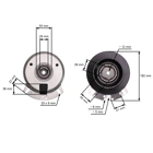 Elektromagnetische Kupplung für Gartentraktoren Husqvarna Jonsered Poulan Ariens Axxom Elektrolux John Deere MTD Viking (OEM 7-06290)