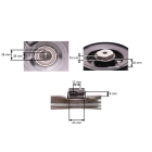 Elektromagnetische Kupplung für Gartentraktoren Husqvarna Jonsered Poulan AYP ROPER Castelgarden Etesia Honda Simplicity Stiga (OEM 532145028)