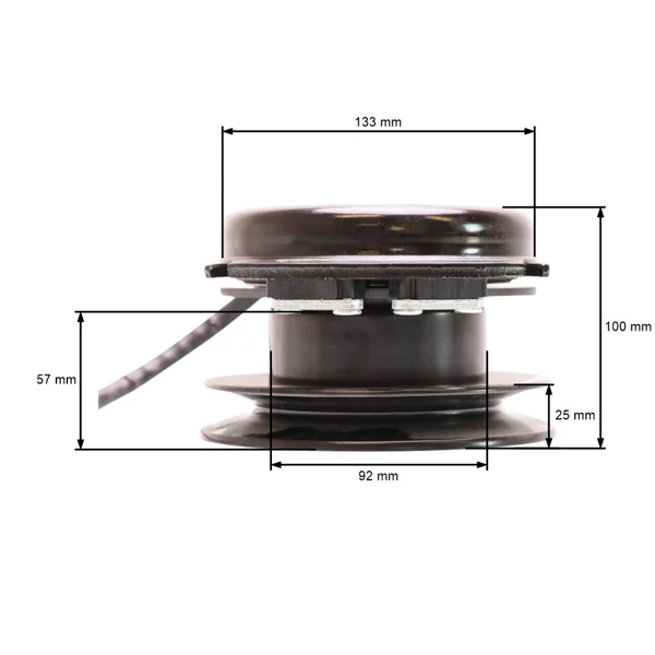 Elektromagnetische Kupplung für Gartentraktoren MTD 1440 1641 2182 LTX1042 CubCadet LT1040 LT1045 (OEM 717-04163A 917-04163A 5217-32)
