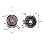 Elektromagnetische Kupplung für Gartentraktoren MTD 1440 1641 2182 LTX1042 CubCadet LT1040 LT1045 (OEM 717-04163A 917-04163A 5217-32)