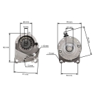 Elektrostarter für Briggs & Stratton Cub Cadet John Deere V Twin 14,0 PS 16,0 PS 18,0 PS (OEM 393017 394674 394808 497596 399928 495100)