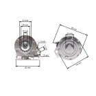 Elektrostarter für Briggs & Stratton Motoren John Deere Cub Cadet 1972-2002 Leistung 7,0 PS - 18,0 PS Originalteil (OEM 390838 391423 497595)