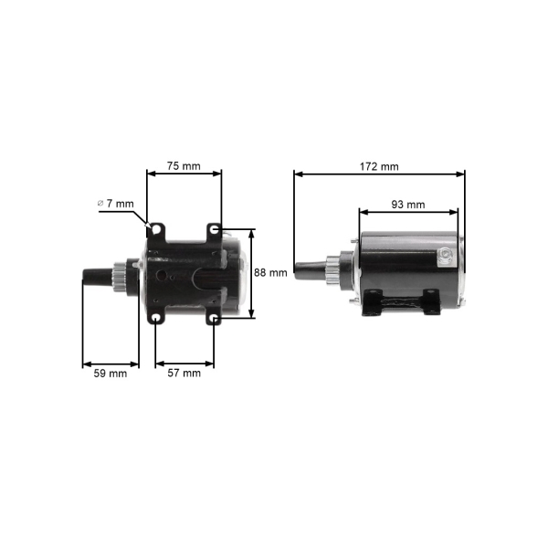 Elektrostarter für Tecumseh-Motoren (OEM 33605 35763 35763A 36463 36680)