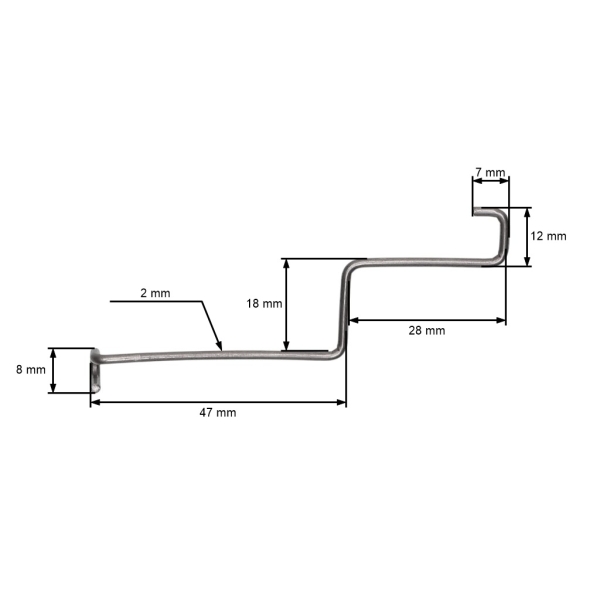Gasgestänge für Kettensäge Stihl 029 039 MS310 MS290 MS390 (OEM 11271821500)