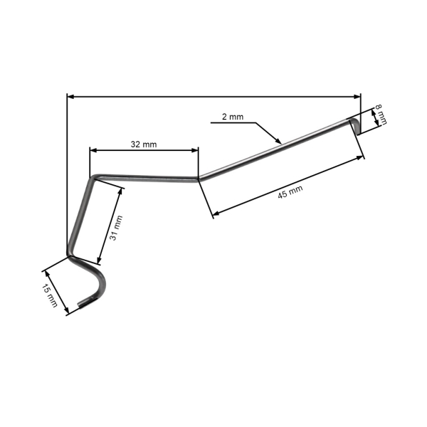 Gasgestänge für Kettensäge Stihl 034 036 MS340 MS360 (OEM 11251821502)
