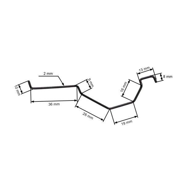 Gasgestänge für Kettensägen Stihl 024 026 MS240 MS260 (OEM 11211821501)