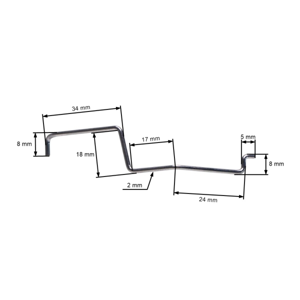 Gasgestänge für Kettensägen Stihl 038 MS380 MS381 (OEM 11191821501)