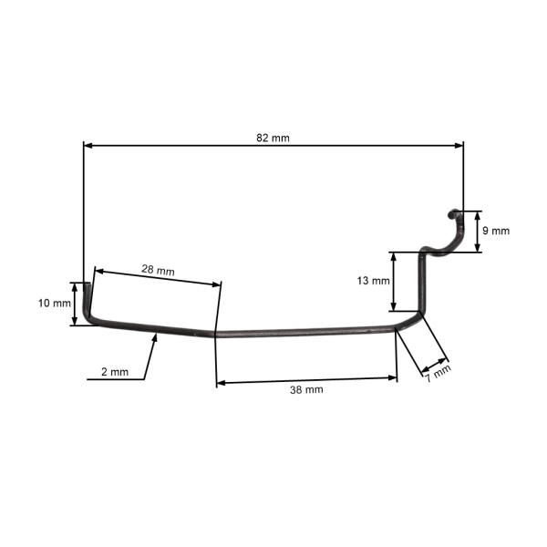 Gasgestänge für Stihl MS341 MS361 Kettensäge (OEM 11351821500)