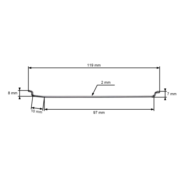 Gasgestänge für Zongshen XP420 Motoren (OEM 100008047)