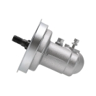 Getriebekopf für chinesische Motorsensen und Motorsensen aus dem Hobbymarkt mit einem Rohrdurchmesser von 26 mm auf einer 9-Zahn-Welle
