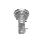 Getriebekopf für chinesische Motorsensen und Motorsensen aus dem Hobbymarkt mit einem Rohrdurchmesser von 26 mm auf einer 9-Zahn-Welle