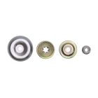 Getriebekopf für chinesische Motorsensen und Motorsensen aus dem Hobbymarkt mit einem Rohrdurchmesser von 26 mm auf einer 9-Zahn-Welle