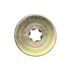 Getriebekopf für chinesische Motorsensen und Motorsensen aus dem Hobbymarkt mit einem Rohrdurchmesser von 26 mm auf einer 9-Zahn-Welle