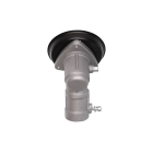 Getriebekopf für chinesische Motorsensen und Motorsensen aus dem Hobbymarkt mit Rohrdurchmesser 25,4 mm Vierkantwellenprofil