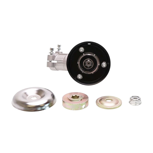 Getriebekopf für chinesische Motorsensen und Motorsensen aus dem Hobbymarkt mit Rohrdurchmesser 26 mm Vierkantwellenprofil