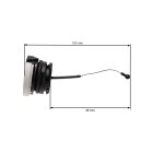 Großer Tankdeckel für Stihl Motorsägen und Freischneider MS181 MS210 MS251 MS260 MS280 MS360 MS361 MS380 MS391 MS440 MS441 MS880 FS240RC FS460C BG65 BG85 (OEM 00003500533)