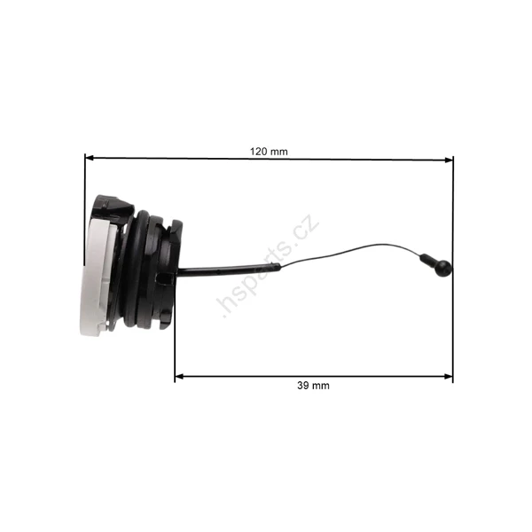 Großer Tankdeckel für Stihl MS181 MS200 MS210 MS231 MS250 MS270 MS290 MS361 MS362 MS460 MS880 FS240 FS260C BG55 Kettensägen & Freischneider (OEM 00003500533)