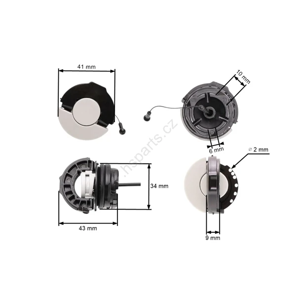Großer Tankdeckel für Stihl MS181 MS200 MS210 MS231 MS250 MS270 MS290 MS361 MS362 MS460 MS880 FS240 FS260C BG55 Kettensägen & Freischneider (OEM 00003500533)