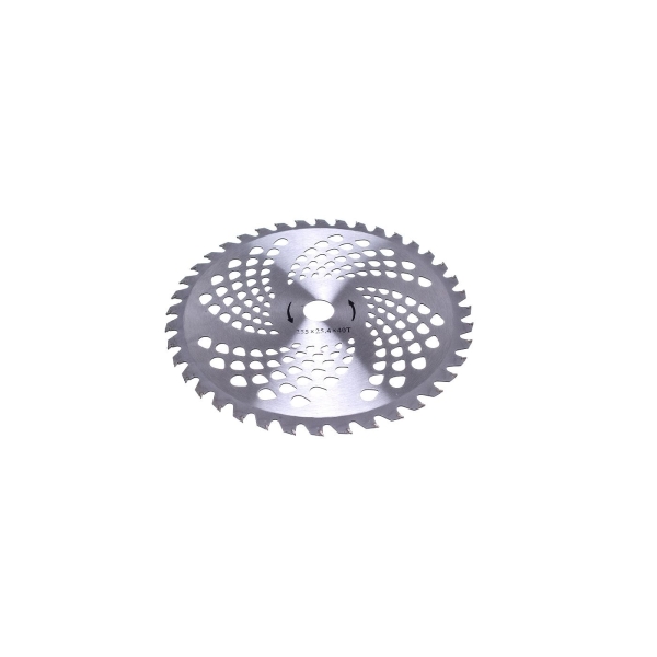Hartmetallklinge 40 Zähne Größe 255 mm x 25,4 mm für Freischneider