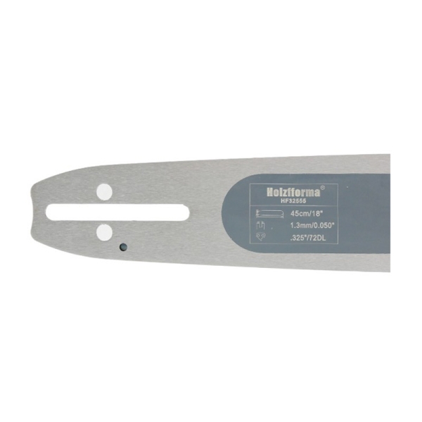 Holzfforma Führungsschiene 18" (45 cm) .325" .050" (1,3 mm) 72 DL für Husqvarna 246 257 262 339XP 345 351 357 455 460 550XPG 555 560XP Jonsered 2051 2145 2159 Solo 630 636 637 643
