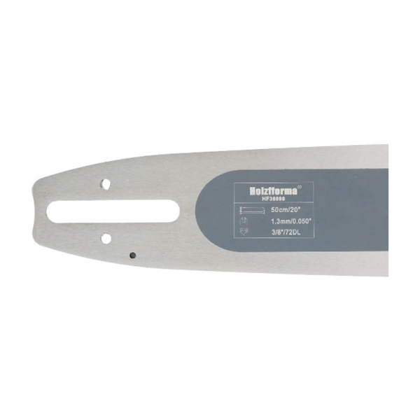 Holzfforma Führungsschiene 20" (50 cm) 3/8" .050" (1,3 mm) 72 DL für  Husqvarna 61 66 181 185 266 268 272 365 372 380 385 390 394 395 570 575 576 2100 3120 Jonsered 630 670 2165 CS2171 CS2188