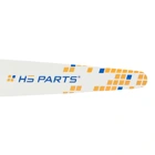HS PARTS Carving-Führungsstange 10" (25 cm) 1/4" .050" (1,3 mm) für Stihl 009 017 018 MS170 MS180 MS181 MS210 MS230 MS211 MS250 Husqvarna 136 137 339XP 236 240 334T Echo CS301 CS346