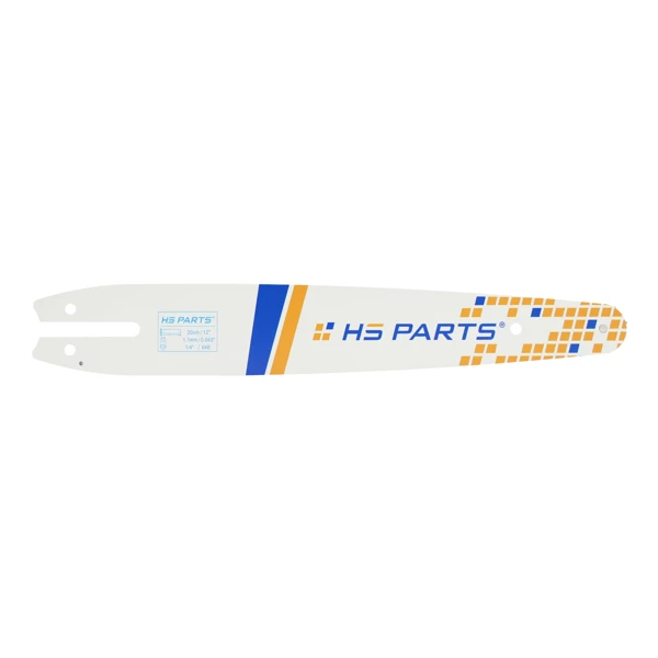 HS PARTS Führungsschiene 12" (30 cm) 1/4" .043" (1,1 mm) für Stihl 017 018 MS170 MS180 MS150 MS150T MS151T MS193T MS194T MSA60 MSA70 MSA120 MSA160 MSA200 HT100 HT101 HT130 HT131 HT56 HTE60