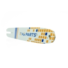 HS PARTS Führungsschiene 12" (30 cm) 3/8" .043" (1,1 mm) + 4 x Sägekette 44 Glieder Vierkantzahn für Stihl MSE140 MS170 MS192 MS171 MS191T MSE141 MSA200C HT101 HT70 E140 023L